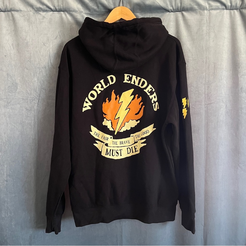 Lord Huron World Enders Zip Up Hoodie Jacket Strange Trails Indie Rock Tour EUC